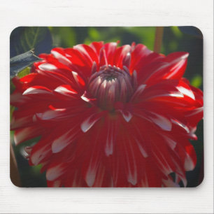 Red flower mousepad