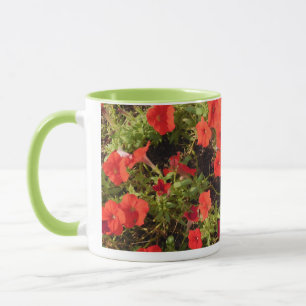 Red Flower Mug