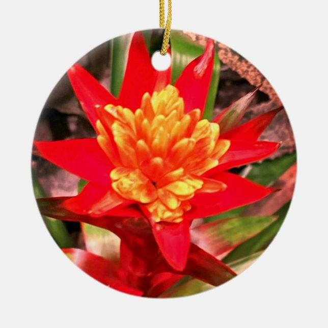 Red Flower Ornament (Front)