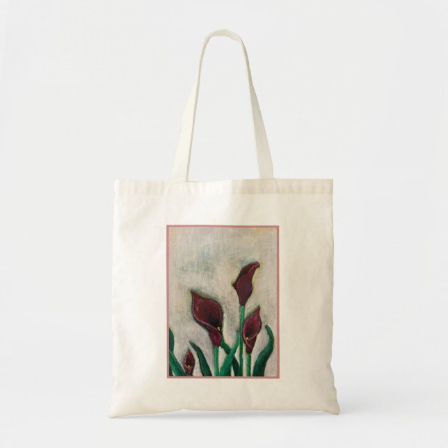 Red Flower Painting  Tote Bag (Front)