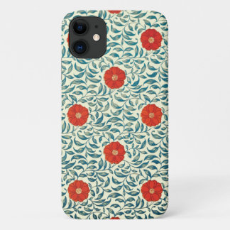 Red Flower Pattern Design-1 iPhone / iPad case