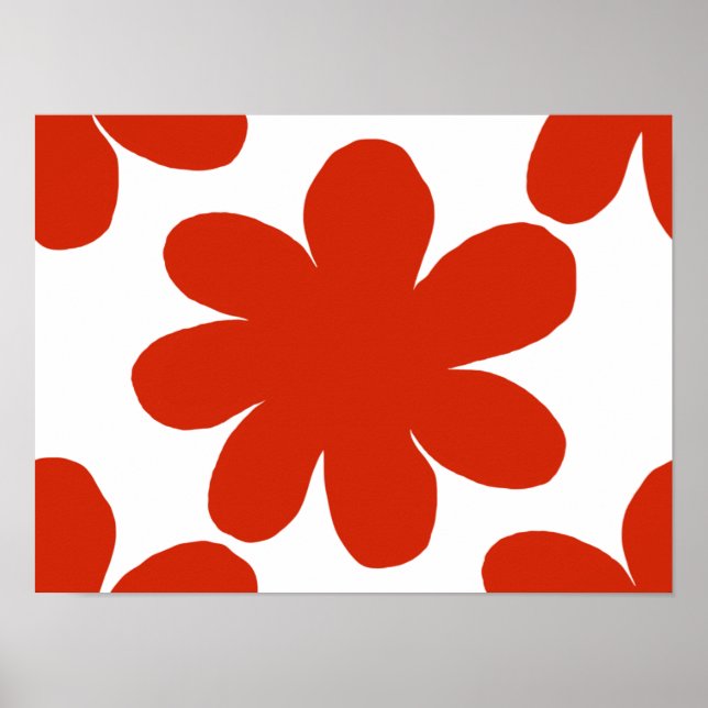Red Flower Poster (Front)