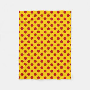 Red Flower Ribbon by Kenneth Yoncich Fleece Blanket