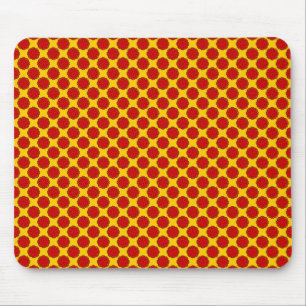 Red Flower Ribbon by Kenneth Yoncich Mouse Pad
