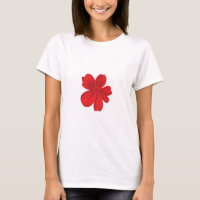 Red Flower Vintage Art • Bold Retro Design
