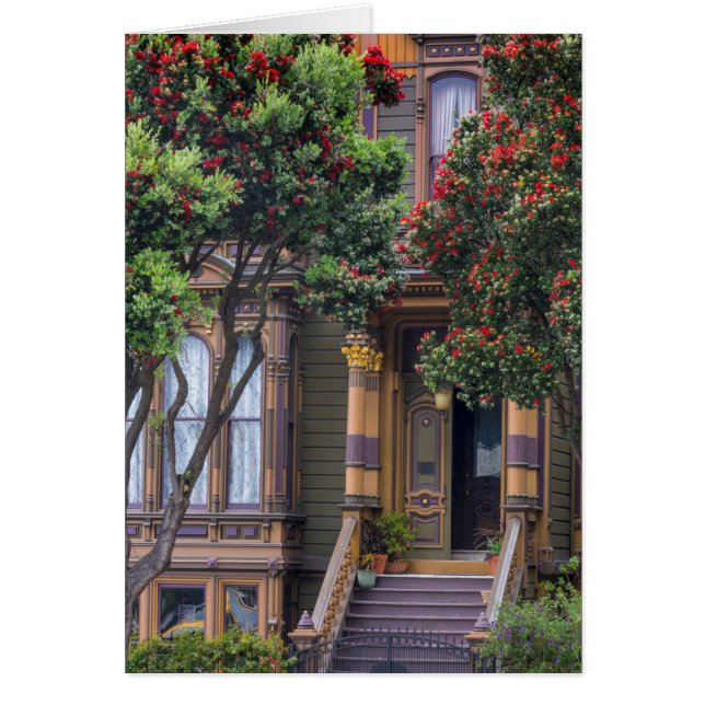 Red Flowering Gum Tree Frames Victorian Style (Front)