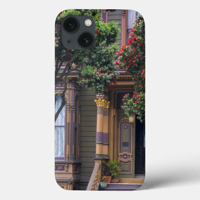 Red Flowering Gum Tree Frames Victorian Style Case-Mate iPhone Case (Back)