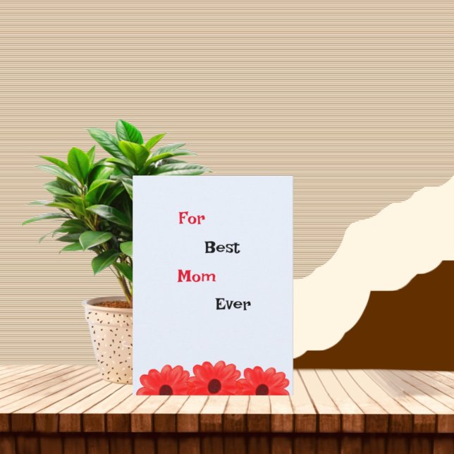 Red flowers holiday card (Creator Uploaded)