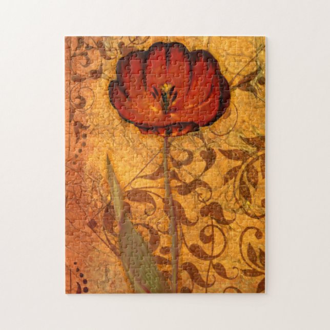Red Flowers I Jigsaw Puzzle (Vertical)