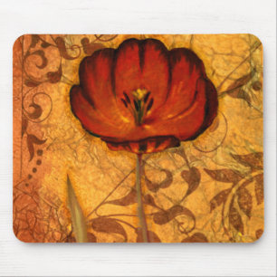 Red Flowers I Mouse Pad