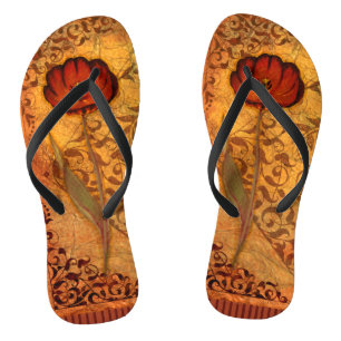 Red Flowers I Thongs