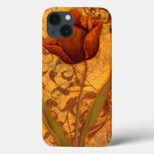 Red Flowers II iPhone 13 Case