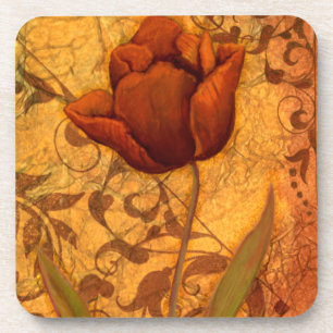 Red Flowers II Coaster
