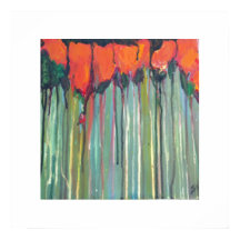 Red flowers in tall grass