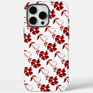 Red Flowers iPhone 16 Pro Max Case