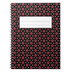 Red Flowers Notebook