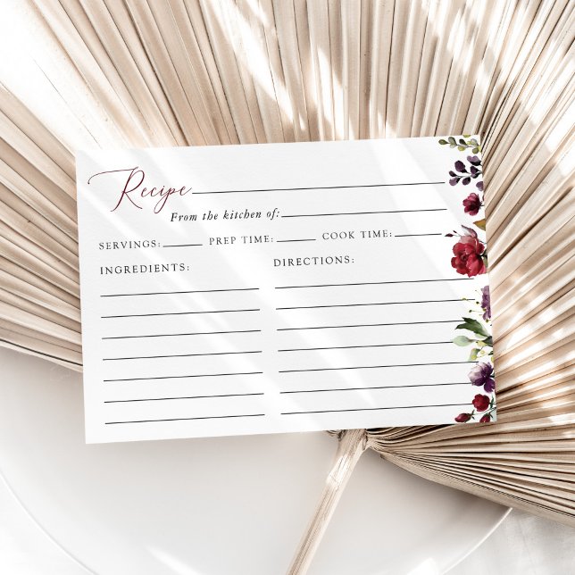 Red Flowers, Pink Flowers, Bridal Shower Recipe (Creator Uploaded)