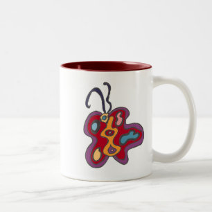 Red Flutterfly Mug
