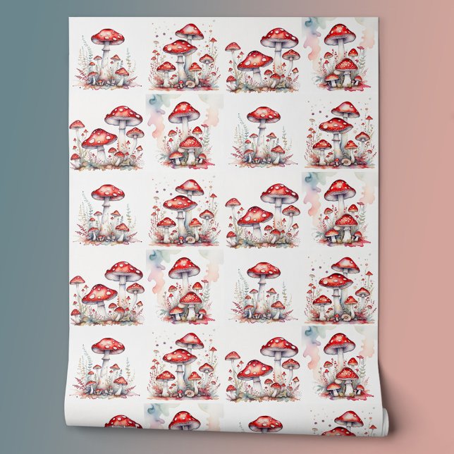 Red Fly Agaric Mushrooms  Wallpaper (Creator Uploaded)