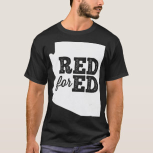 Red for Ed Arizona Teacher Bold T-Shirt