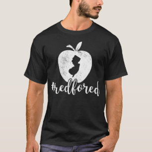 Red For Ed New Jersey Teacher Public Education_1 T-Shirt