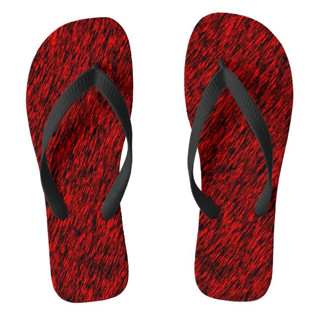 "Red Forest"  Thongs (Footbed)