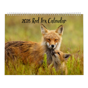 Red Fox 2025 Calendar
