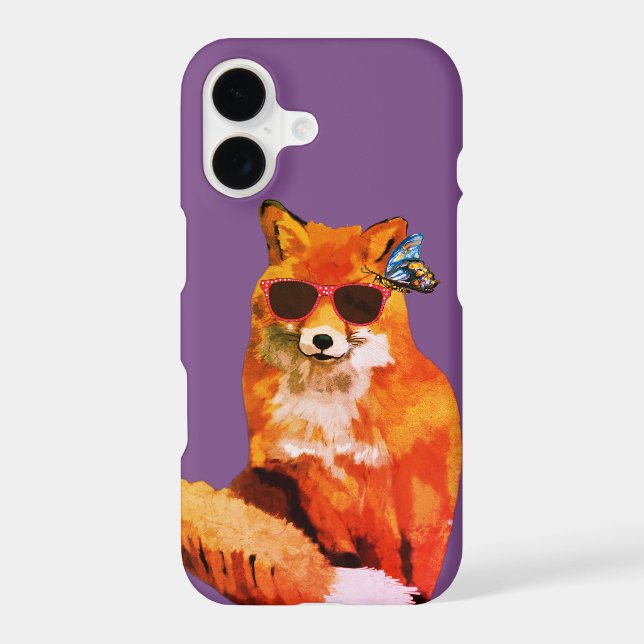 Red Fox Art iPhone Case (Back)