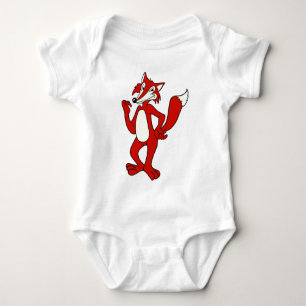 Red Fox Baby Bodysuit