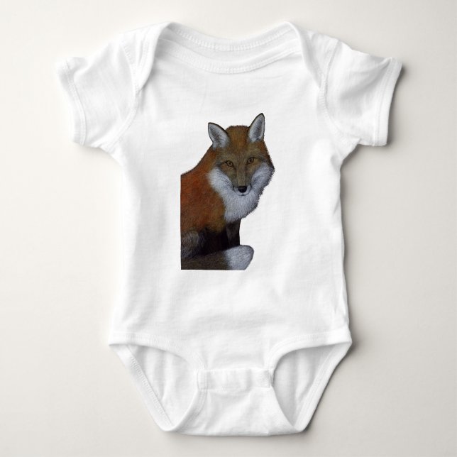 Red Fox Baby Bodysuit (Front)