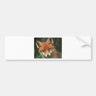 Red Fox Bumper Sticker