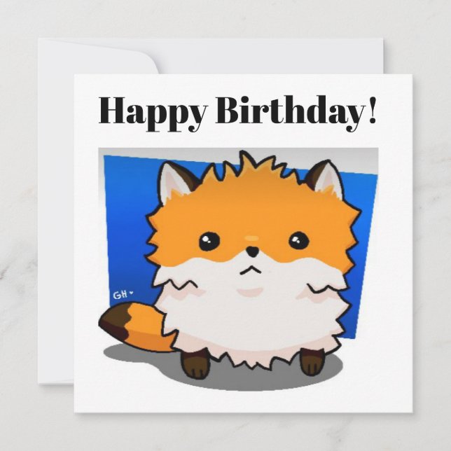 Red Fox Card (Front)