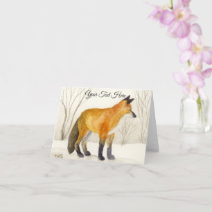 Red Fox Card