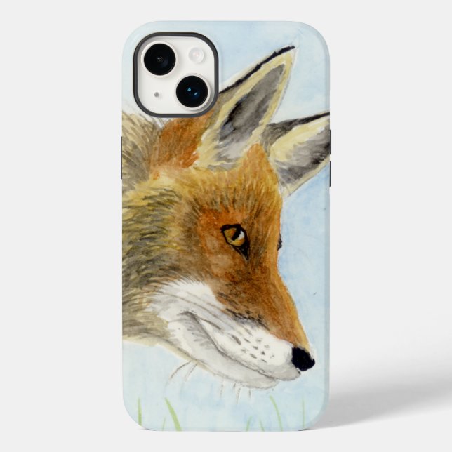 Red Fox Case-Mate iPhone Case (Back)
