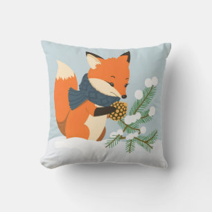 Red Fox Christmas fun Cushion