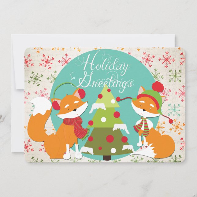 Red Fox Christmas Holiday (Front)