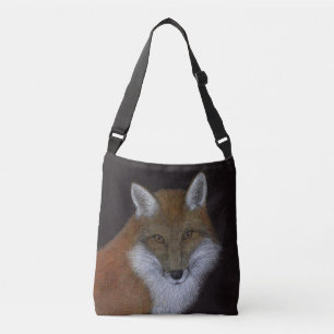 Red Fox Clutch Crossbody Bag