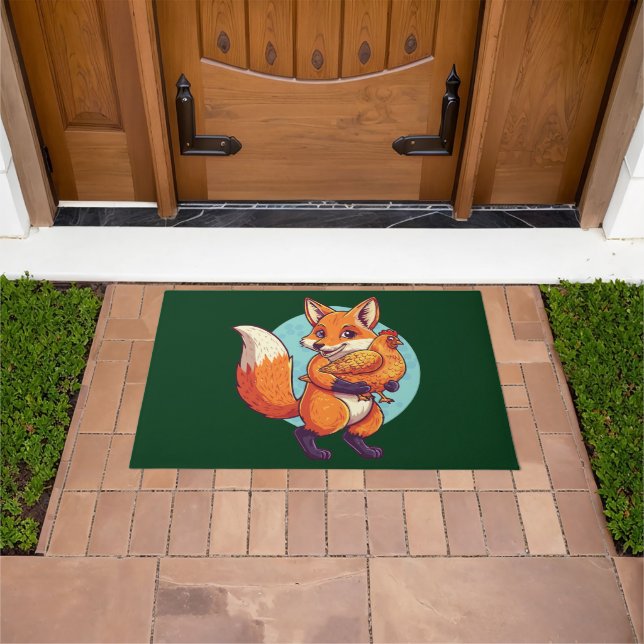 Red fox doormat (Outdoor)