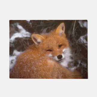 "Red Fox" Doormat