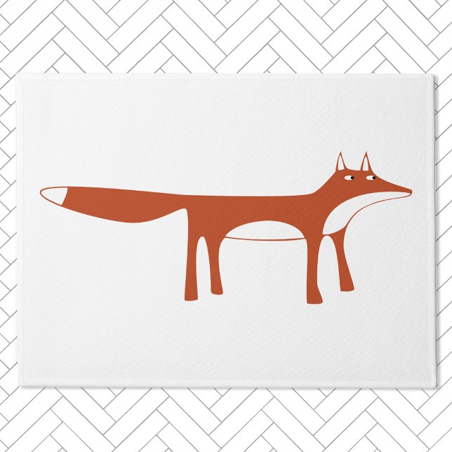 Red Fox Doormat (Red fox door mat)