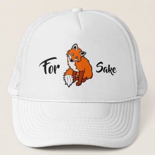 Red Fox, for sake funny customisable Trucker Hat