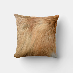 Red Fox Fur Pattern Tile Cushion