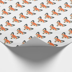 Red Fox - Glossy Wrapping Paper, 30" x 15' Wrapping Paper