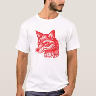 Red Fox Head T-Shirt