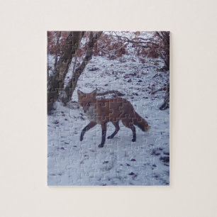Red Fox in Snow Jigsaw Puzzle