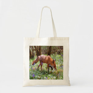  Red Fox in the Bluebells Tote Bag
