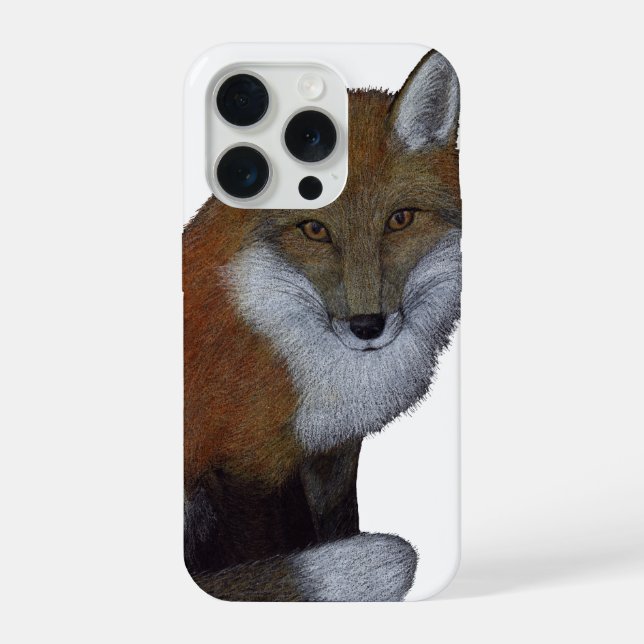 Red Fox iPhone Case (Back)
