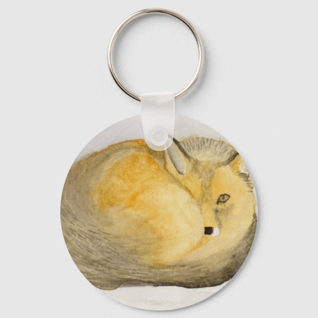 Red Fox Key Ring (Front)