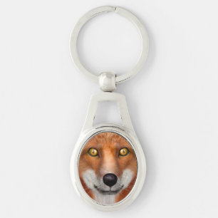 Red Fox Key Ring
