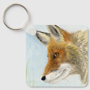 Red Fox Key Ring